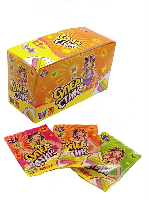 Канди Клаб Мягкая Карамель супер стик наклейка 5 гр