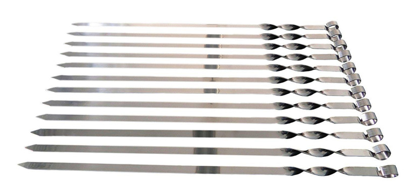 Шампур с обычный ручкой для баранины длинный