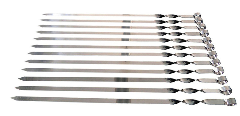 Шампур с обычный ручкой для шашлыка длинный