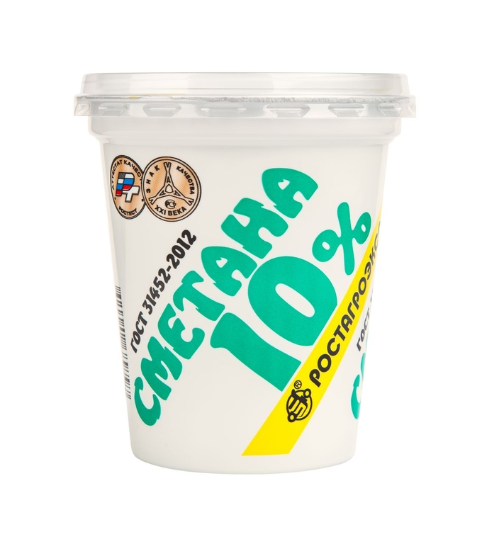 БЗМЖ Сметана Ростагроэкспорт 10% 320г