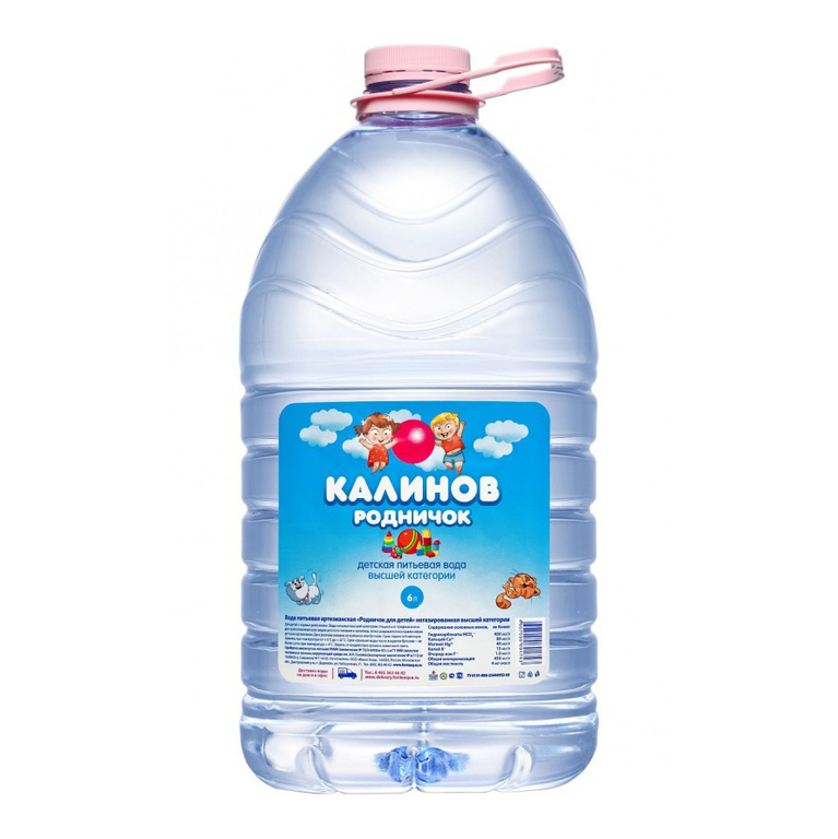 Вода для детского питания Калинов родничок 6 л.
