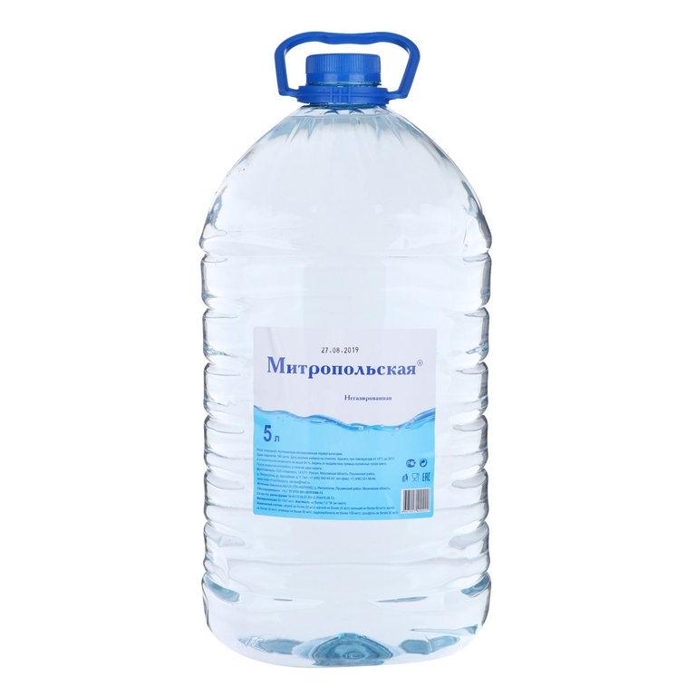 Вода Митропольская 5л